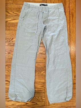 Prana Women's Light Grayish Drawstring Pants size Small